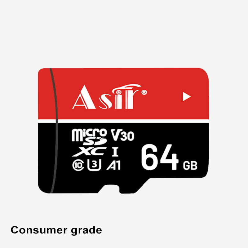 64GB U3 Micro SDXC card Optional SD Adapter